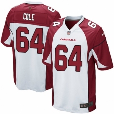 Men's Nike Arizona Cardinals #64 Mason Cole Game White NFL Jersey