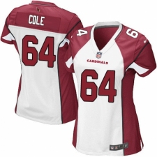 Women's Nike Arizona Cardinals #64 Mason Cole Game White NFL Jersey