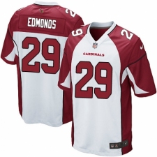 Men's Nike Arizona Cardinals #29 Chase Edmonds Game White NFL Jersey