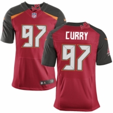 Men's Nike Tampa Bay Buccaneers #97 Vinny Curry Elite Red Team Color NFL Jersey