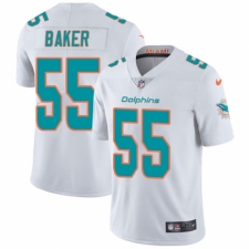 Youth Nike Miami Dolphins #55 Jerome Baker White Vapor Untouchable Limited Player NFL Jersey