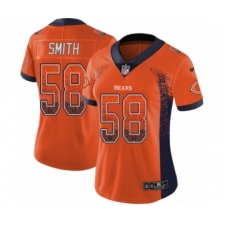 Women's Nike Chicago Bears #58 Roquan Smith Limited Orange Rush Drift Fashion NFL Jersey