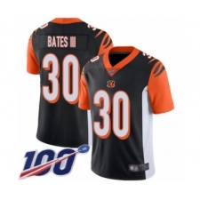Men's Cincinnati Bengals #30 Jessie Bates III Black Team Color Vapor Untouchable Limited Player 100th Season Football Jersey