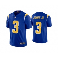 Men's Los Angeles Chargers #3 Derwin James Jr. Royal Vapor Untouchable Limited Stitched Jersey