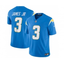 Men's Nike Los Angeles Chargers #3 Derwin James Jr. Blue 2023 F.U.S.E. Vapor Untouchable Limited Stitched Jersey