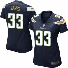 Women's Nike Los Angeles Chargers #33 Derwin James Game Navy Blue Team Color NFL Jersey