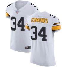 Men's Nike Pittsburgh Steelers #34 Terrell Edmunds White Vapor Untouchable Elite Player NFL Jersey