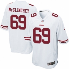 Men's Nike San Francisco 49ers #69 Mike McGlinchey Game White NFL Jersey