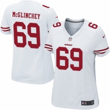 Women's Nike San Francisco 49ers #69 Mike McGlinchey Game White NFL Jersey