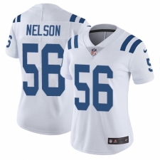 Women's Nike Indianapolis Colts #56 Quenton Nelson White Vapor Untouchable Limited Player NFL Jersey