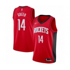 Men's Houston Rockets #14 Gerald Green Authentic Red Finished Basketball Jersey - Icon Edition