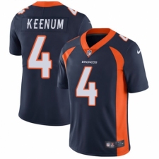 Youth Nike Denver Broncos #4 Case Keenum Navy Blue Alternate Vapor Untouchable Limited Player NFL Jersey