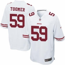 Men's Nike San Francisco 49ers #59 Korey Toomer Game White NFL Jersey