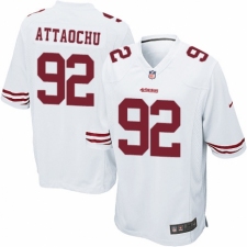 Men's Nike San Francisco 49ers #92 Jeremiah Attaochu Game White NFL Jersey