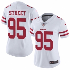 Women's Nike San Francisco 49ers #95 Kentavius Street White Vapor Untouchable Elite Player NFL Jersey