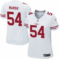 Women's Nike San Francisco 49ers #54 Cassius Marsh Game White NFL Jersey