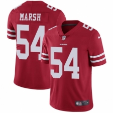 Youth Nike San Francisco 49ers #54 Cassius Marsh Red Team Color Vapor Untouchable Limited Player NFL Jersey