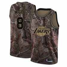 Men's Nike Los Angeles Lakers #1 JaVale McGee Swingman Camo Realtree Collection NBA Jersey