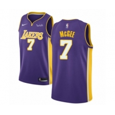 Women's Los Angeles Lakers #1 JaVale McGee Authentic Purple Basketball Jersey - Statement Edition