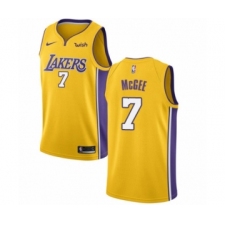 Youth Los Angeles Lakers #1 JaVale McGee Swingman Gold Basketball Jersey - Icon Edition