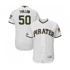 Men's Pittsburgh Pirates #50 Jameson Taillon White Alternate Authentic Collection Flex Base Baseball Jersey