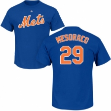MLB Nike New York Mets #29 Devin Mesoraco Royal Blue Name & Number T-Shirt