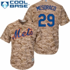 Men's Majestic New York Mets #29 Devin Mesoraco Authentic Camo Alternate Cool Base MLB Jersey