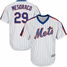 Men's Majestic New York Mets #29 Devin Mesoraco Replica White Alternate Cool Base MLB Jersey