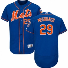 Men's Majestic New York Mets #29 Devin Mesoraco Royal Blue Alternate Flex Base Authentic Collection MLB Jersey