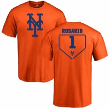 MLB Nike New York Mets #1 Amed Rosario Orange RBI T-Shirt