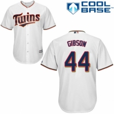 Youth Majestic Minnesota Twins #44 Kyle Gibson Replica White Home Cool Base MLB Jersey