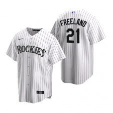Men's Nike Colorado Rockies #24 Ryan McMahon Gray Road Stitched Baseball Jersey