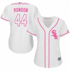 Women's Majestic Chicago White Sox #44 Bruce Rondon Authentic White Fashion Cool Base MLB Jersey