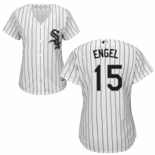 Women's Majestic Chicago White Sox #15 Adam Engel Replica White Home Cool Base MLB Jersey