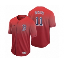 Men's Boston Red Sox #11 Rafael Devers Red Fade Nike Jersey