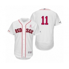 Men's Rafael Devers Boston Red Sox #11 White 2019 Mothers Day flex base Jersey