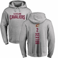 NBA Nike Cleveland Cavaliers #2 Collin Sexton Ash Backer Pullover Hoodie