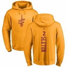 NBA Nike Cleveland Cavaliers #2 Collin Sexton Gold One Color Backer Pullover Hoodie