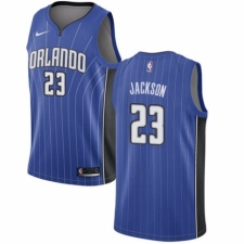 Men's Nike Orlando Magic #23 Justin Jackson Swingman Royal Blue NBA Jersey - Icon Edition