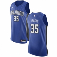 Men's Nike Orlando Magic #35 Melvin Frazier Authentic Royal Blue NBA Jersey - Icon Edition