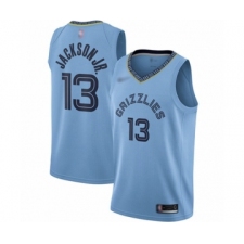 Men's Memphis Grizzlies #13 Jaren Jackson Jr. Authentic Blue Finished Basketball Jersey Statement Edition