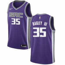 Men's Nike Sacramento Kings #35 Marvin Bagley III Authentic Purple NBA Jersey - Icon Edition