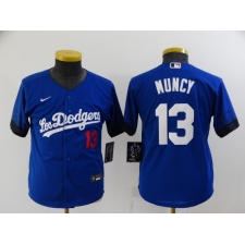 Youth Nike Los Angeles Dodgers #13 Max Muncy Blue City Player Jersey