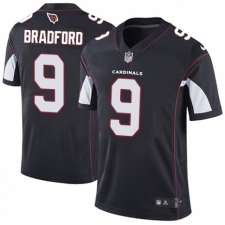 Men's Nike Arizona Cardinals #9 Sam Bradford Black Alternate Vapor Untouchable Limited Player NFL Jersey
