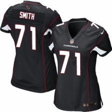 Women's Nike Arizona Cardinals #71 Andre Smith Game Black Alternate NFL Jersey