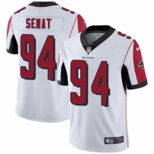 Men's Nike Atlanta Falcons #94 Deadrin Senat White Vapor Untouchable Limited Player NFL Jersey