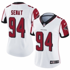 Women's Nike Atlanta Falcons #94 Deadrin Senat White Vapor Untouchable Limited Player NFL Jersey