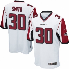 Men's Nike Atlanta Falcons #30 Ito Smith Game White NFL Jersey