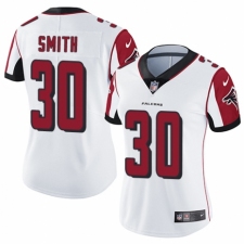 Women's Nike Atlanta Falcons #30 Ito Smith White Vapor Untouchable Elite Player NFL Jersey