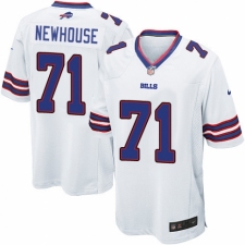 Men's Nike Buffalo Bills #71 Marshall Newhouse Game White NFL Jersey